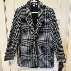 Old Navy Twead Checkered Blazer